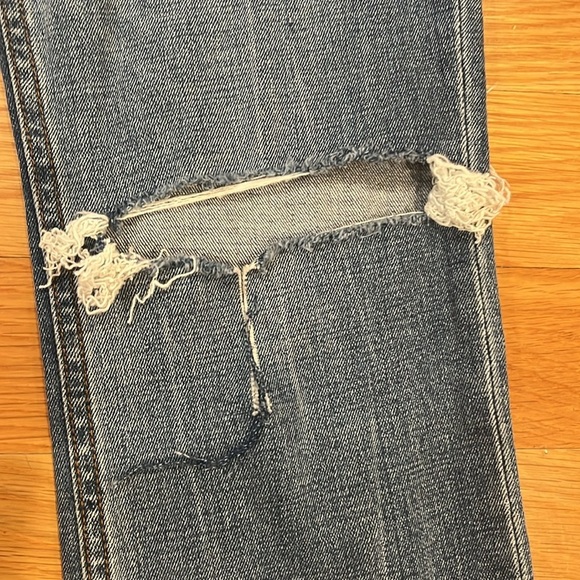 Abercrombie & Fitch the 90s slim straight ultra high rise jeans size 28/6L. - Picture 3 of 11